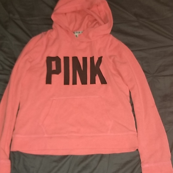 PINK Victoria's Secret Sweaters - Coral PINK hoodie